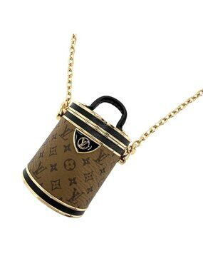 Louis Vuitton Necklace Micro Cannes Monogram Reverse Bag Motif